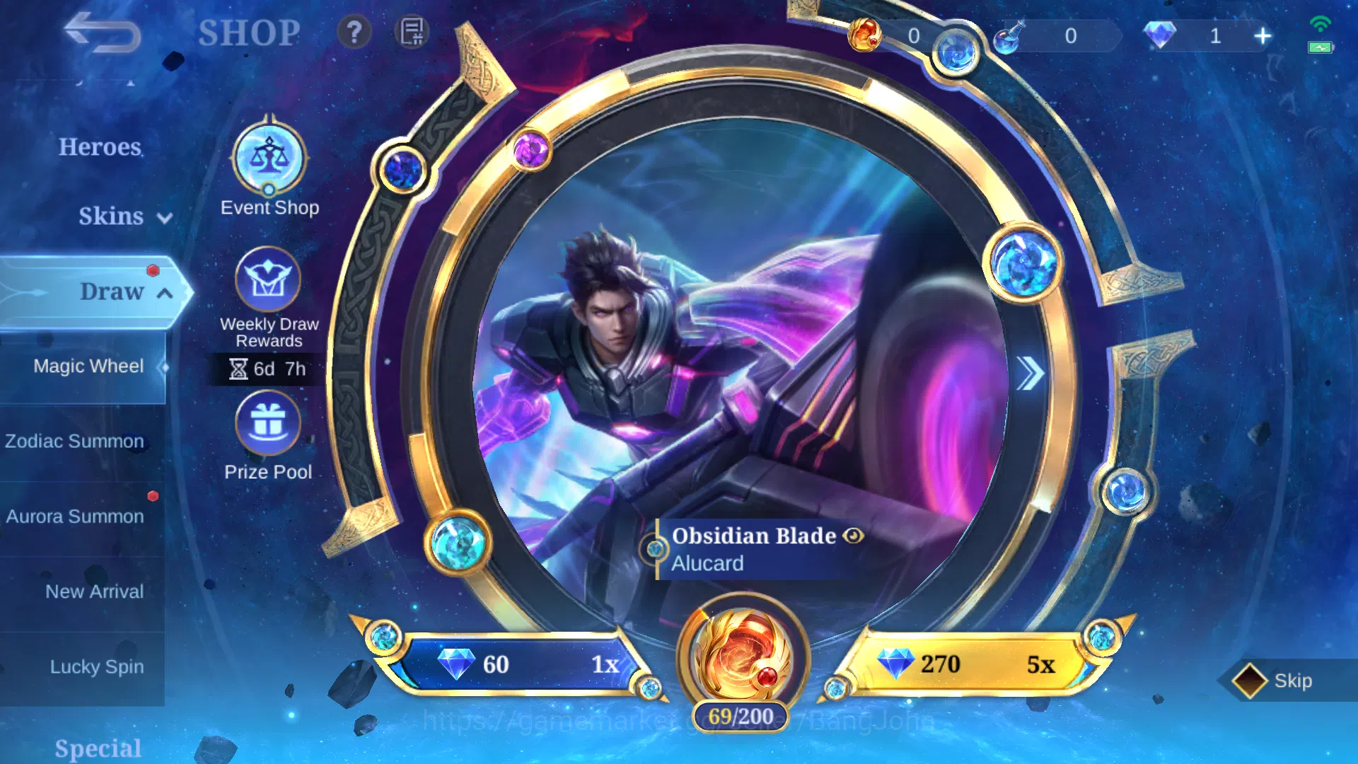 Mobile Legends: Bang Bang Accounts Hero 121 | Skin 233 | Prime Claude | Luckybox Este image 7