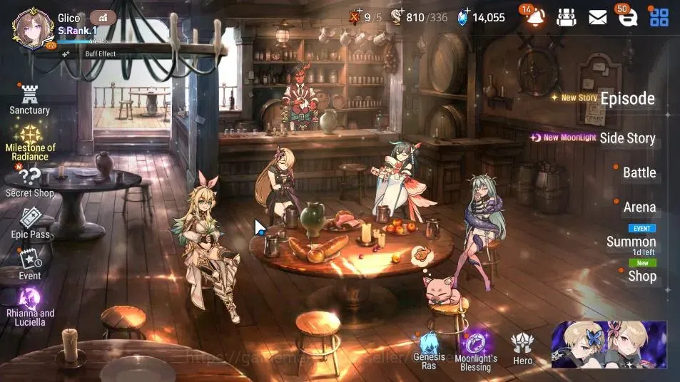 Epic Seven Accounts GLOBAL Unverif|New Era|19 ML(SN Yulha,Rhinna&Lucie image 1