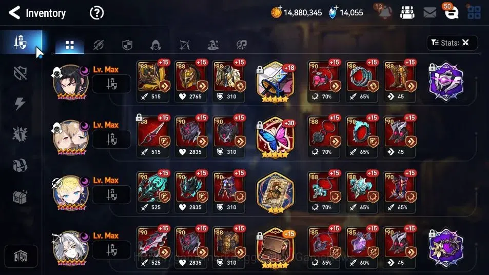 Epic Seven Accounts GLOBAL Unverif|New Era|19 ML(SN Yulha,Rhinna&Lucie image 14