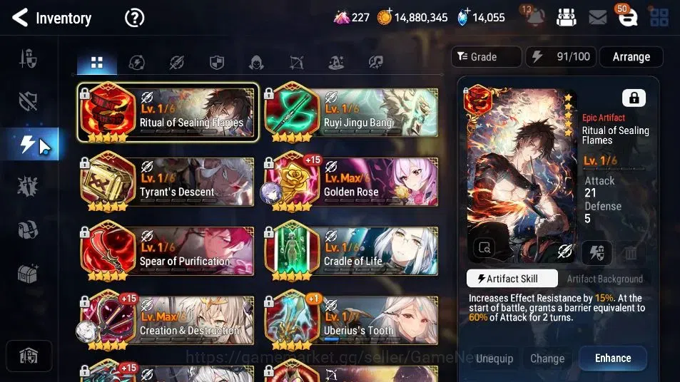 Epic Seven Accounts GLOBAL Unverif|New Era|19 ML(SN Yulha,Rhinna&Lucie image 16