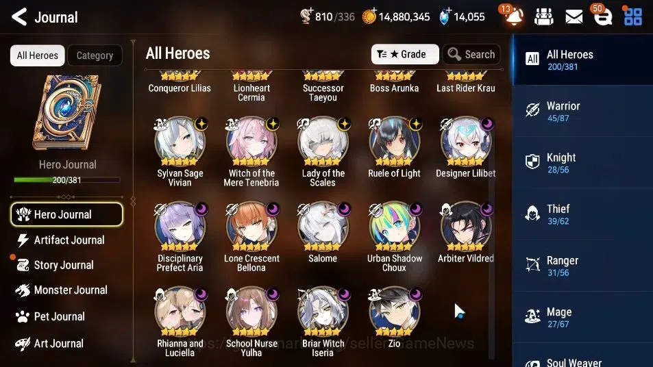 Epic Seven Accounts GLOBAL Unverif|New Era|19 ML(SN Yulha,Rhinna&Lucie image 7