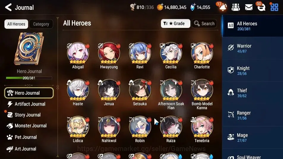 Epic Seven Accounts GLOBAL Unverif|New Era|19 ML(SN Yulha,Rhinna&Lucie image 8