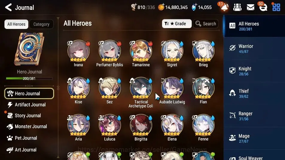 Epic Seven Accounts GLOBAL Unverif|New Era|19 ML(SN Yulha,Rhinna&Lucie image 9