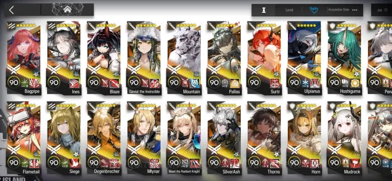Arknights Accounts Lvl 120|340 OP 190 Skins|22 Limited Operator + 130 image 2
