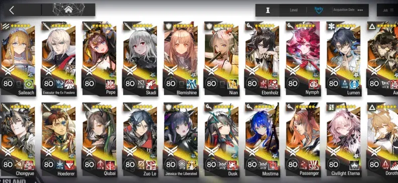 Arknights Accounts Lvl 120|340 OP 190 Skins|22 Limited Operator + 130 image 5