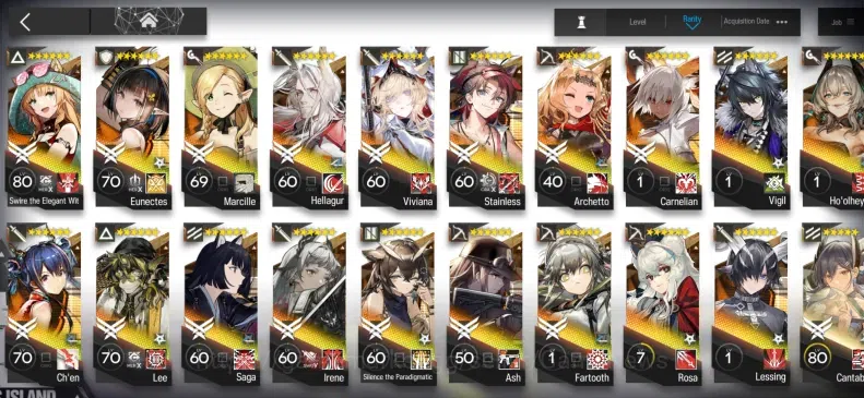 Arknights Accounts Lvl 120|340 OP 190 Skins|22 Limited Operator + 130 image 6