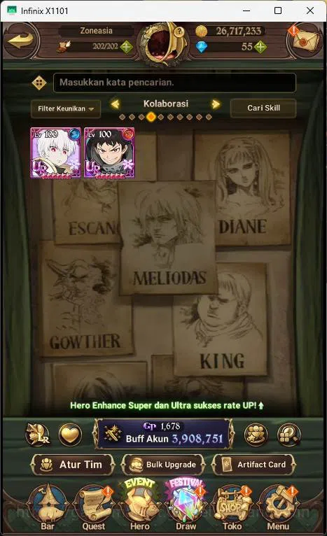 The Seven Deadly Sins: Grand Cross Accounts ASIA | 3.9M CC | 1LR Elizabeth|  UR Salos, Merlin  image 10