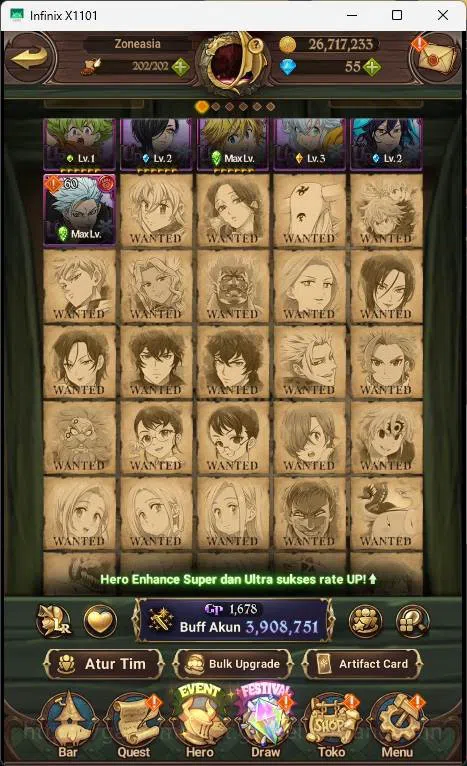 The Seven Deadly Sins: Grand Cross Accounts ASIA | 3.9M CC | 1LR Elizabeth|  UR Salos, Merlin  image 16