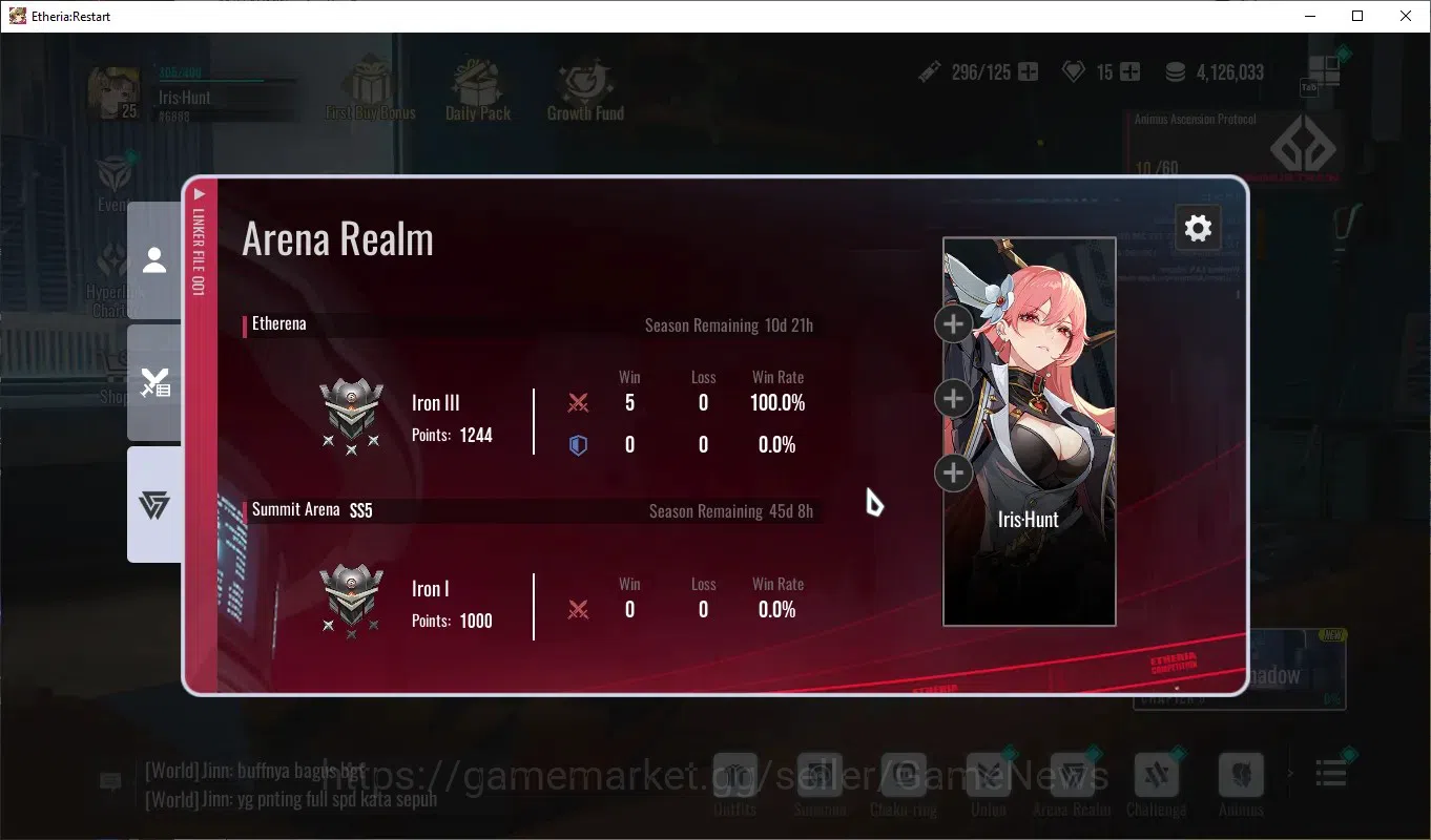 Etheria: Restart Accounts GLOBAL-S25|Lv25|11 SSR[Lian,Yeli,Plume,Kloss,Lingl image 9