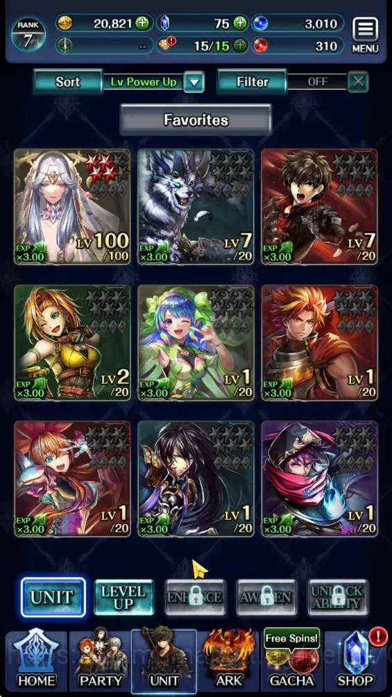Last Cloudia Accounts GLOBAL|Rank 7|Collab Brave Frontier (Fire God Varg image 1