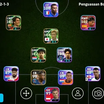 eFootball Accounts Legends & Iconic Players Mobile|PW3024|LionelMessiShowT,VitinhaShowT,Frank rijkaard Epik,Bojan Krkic