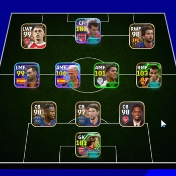 eFootball Accounts Legends & Iconic Players Android|Power 3099|7 Show Time Dani Olmo,Alexander Sorloth,Lionel Messi,Lamine