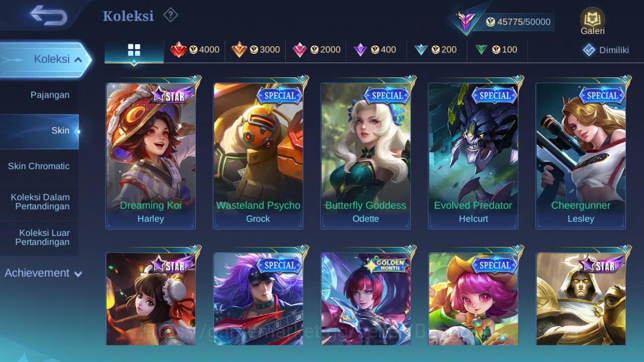 Mobile Legends: Bang Bang Accounts Hero 110 Skin 188 | Collector Benedetta | KOF Kari image 10