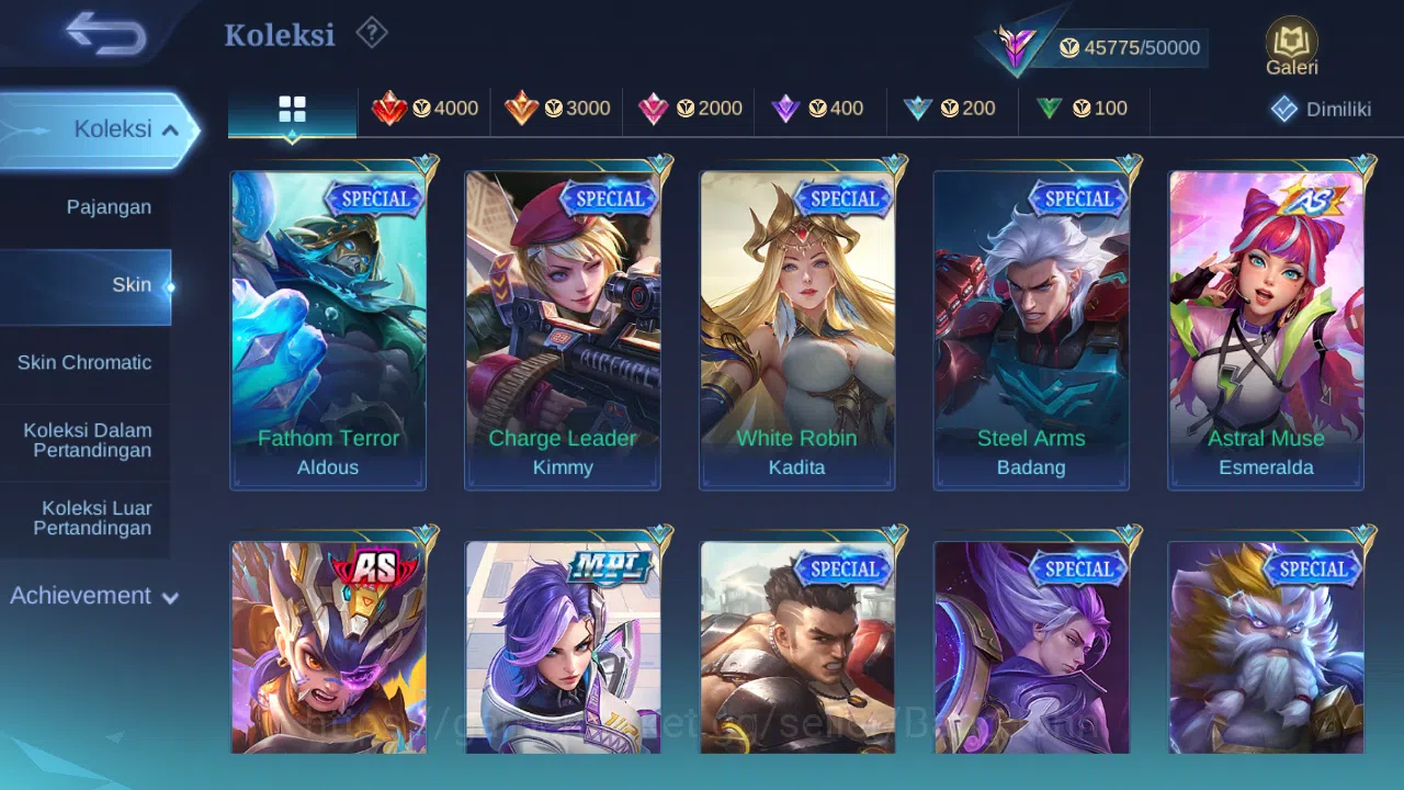 Mobile Legends: Bang Bang Accounts Hero 110 Skin 188 | Collector Benedetta | KOF Kari image 11