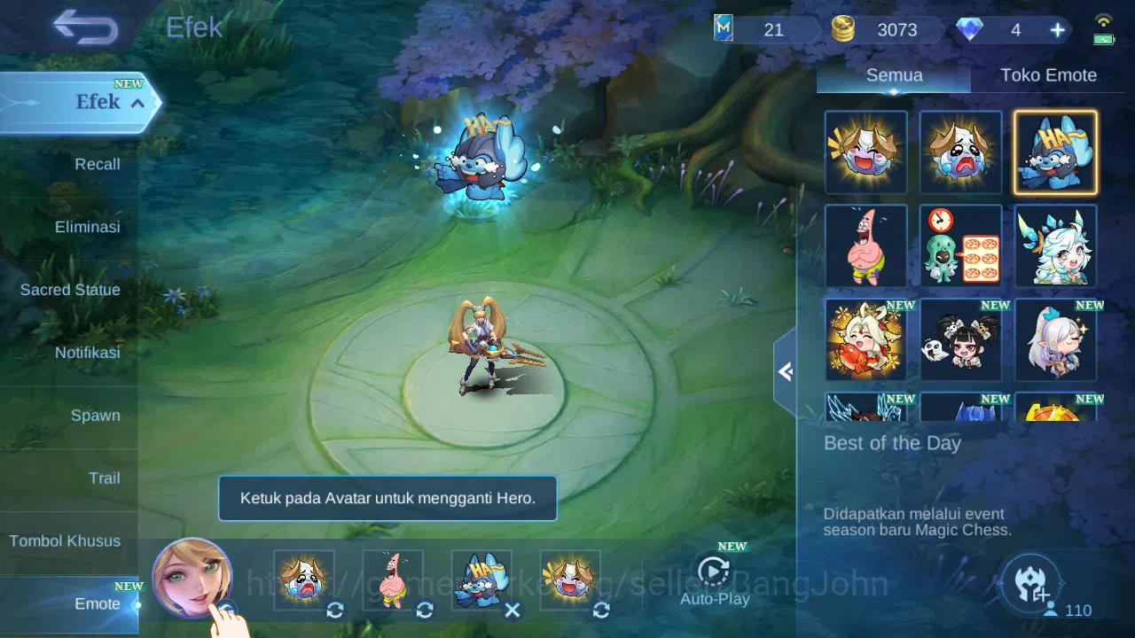 Mobile Legends: Bang Bang Accounts Hero 110 Skin 188 | Collector Benedetta | KOF Kari image 15