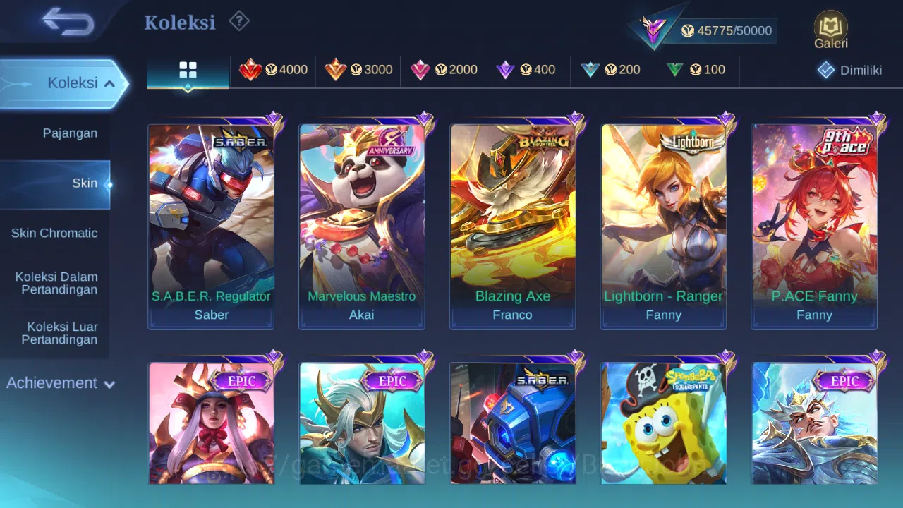 Mobile Legends: Bang Bang Accounts Hero 110 Skin 188 | Collector Benedetta | KOF Kari image 4