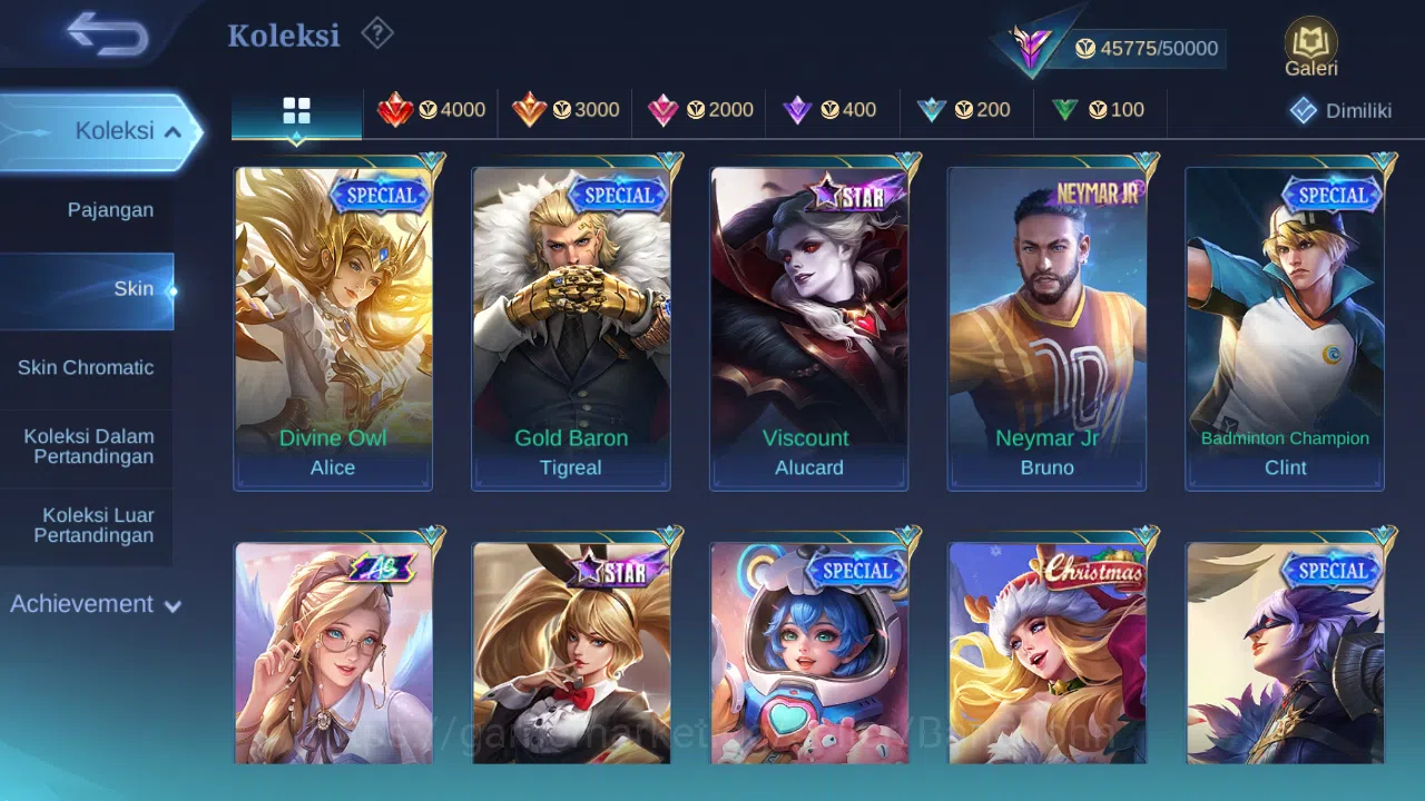 Mobile Legends: Bang Bang Accounts Hero 110 Skin 188 | Collector Benedetta | KOF Kari image 8