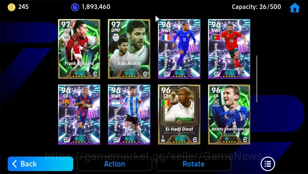 eFootball Accounts Android|BigTime Declan Rice,Epic Cafu,Steven Gerra image 8