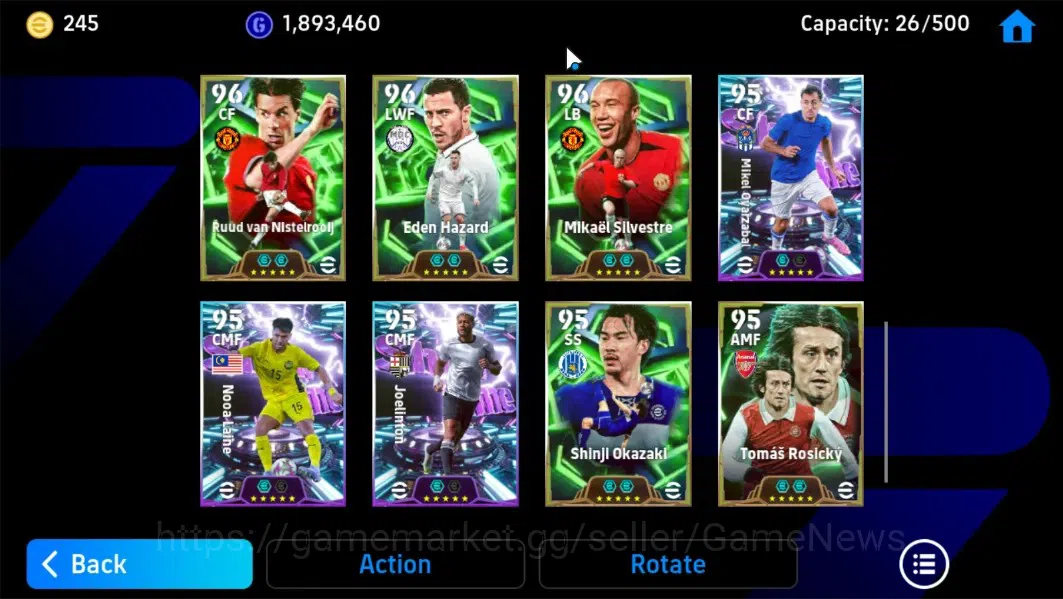 eFootball Accounts Android|BigTime Declan Rice,Epic Cafu,Steven Gerra image 9
