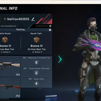 Blood Strike Accounts Others ASIA| 1 Eternal Gun:Galil-Blight's Embrace|1 Legendary Gun|1 Epic Name-Changing Card|Check SS