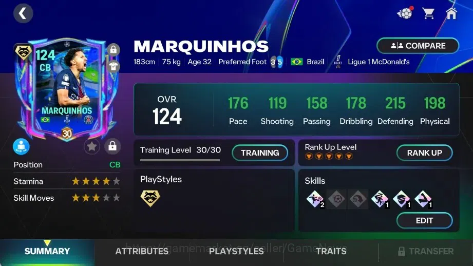EA SPORTS FC Mobile Accounts 125 OVR/61B Value|Starting 11 META Full EVO (Mbapp image 10