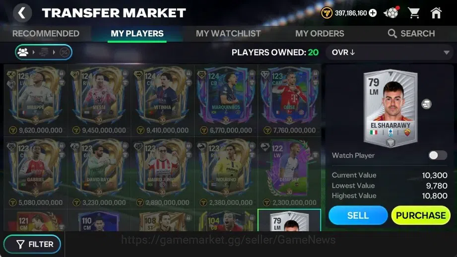 EA SPORTS FC Mobile Accounts 125 OVR/61B Value|Starting 11 META Full EVO (Mbapp image 16