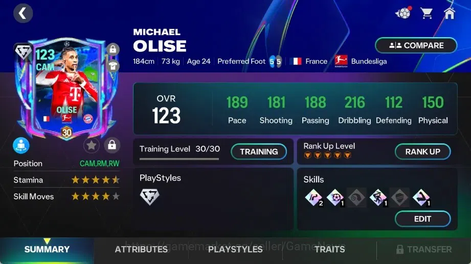 EA SPORTS FC Mobile Accounts 125 OVR/61B Value|Starting 11 META Full EVO (Mbapp image 8