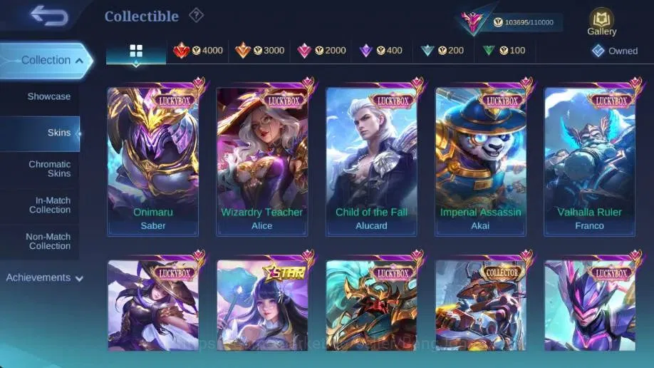 Mobile Legends: Bang Bang Accounts Global|Hero 129|Skin 307|Exalted|Legend Gusion|CC image 11