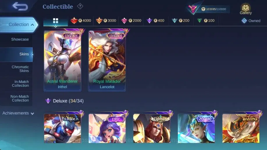 Mobile Legends: Bang Bang Accounts Global|Hero 129|Skin 307|Exalted|Legend Gusion|CC image 13