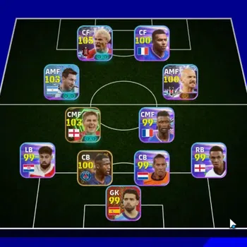 eFootball Accounts Legends & Iconic Players Android|Epic Steven Gerrard,ShowTime Hugo Ekitike,TFFC26 L.Messi,Lamine