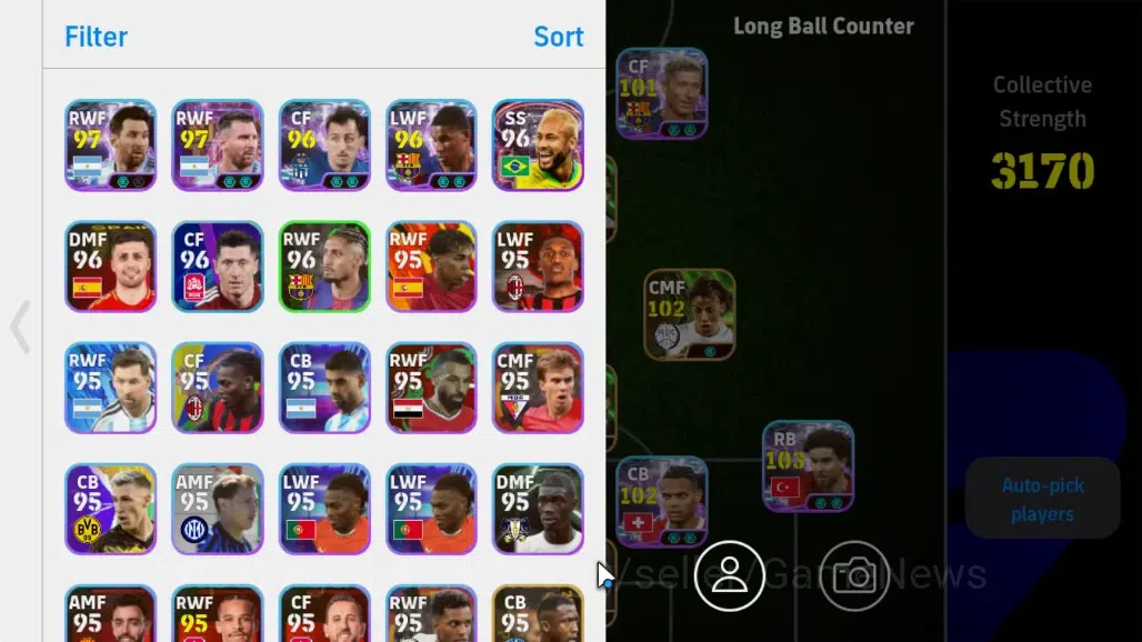 eFootball Accounts Android|Epic Edmilson,Raul,Guti,Rivaldo,Show time image 2