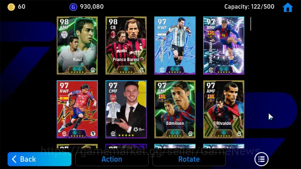 eFootball Accounts Android|Epic Edmilson,Raul,Guti,Rivaldo,Show time image 5