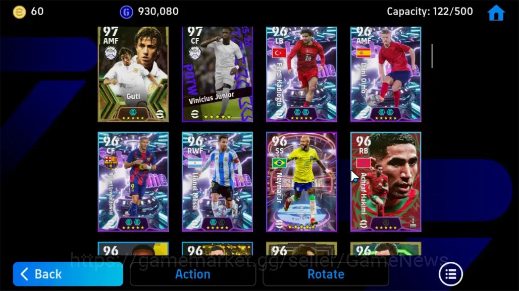 eFootball Accounts Android|Epic Edmilson,Raul,Guti,Rivaldo,Show time image 6