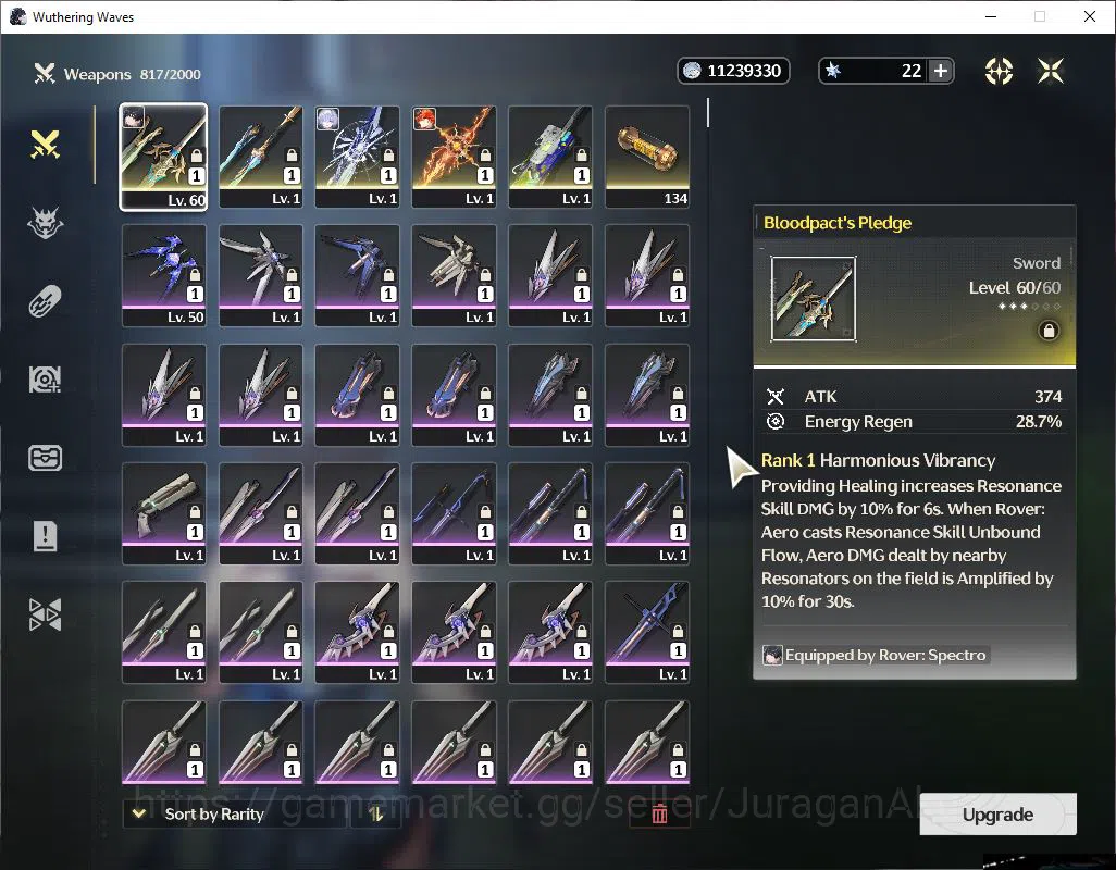 Wuthering Waves Accounts NA|UL 45|2 Limited|[Mornye RC1,Augusta]+Sign|DB Lv image 8