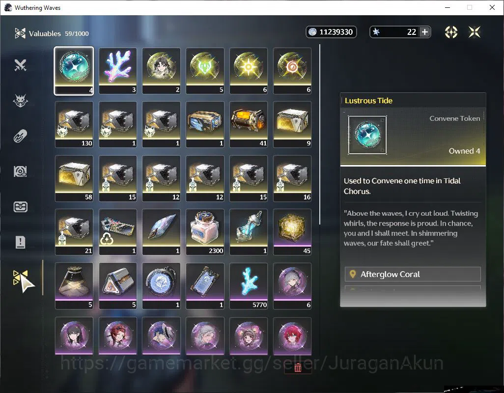 Wuthering Waves Accounts NA|UL 45|2 Limited|[Mornye RC1,Augusta]+Sign|DB Lv image 9