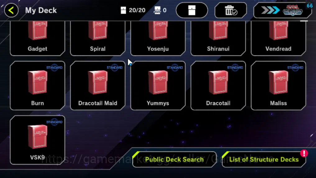 Yu-Gi-Oh! Master Duel Accounts Lv 18 | 20 Deck |VSK9,DragonMaid,Dracotail,Yummys, image 3
