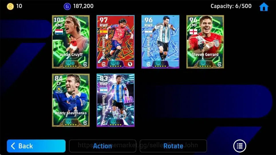 eFootball Accounts Mobile|PW 3091|Epic Cruyff, Gerrard, Shevchenko|SH image 3