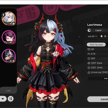 Neverness to Everness Accounts Global EU|HL 27|TL 19|2 Limited (Blackbird A3,Lacrimosa)+Outfit & Sign|1 Selector 50/50|1