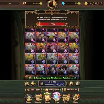 The Seven Deadly Sins: Grand Cross Accounts Endgame Global|4,3M CC|3 LR, 15 UR +Full Gachiakuta|L Meli,Helbram,ODIN,N