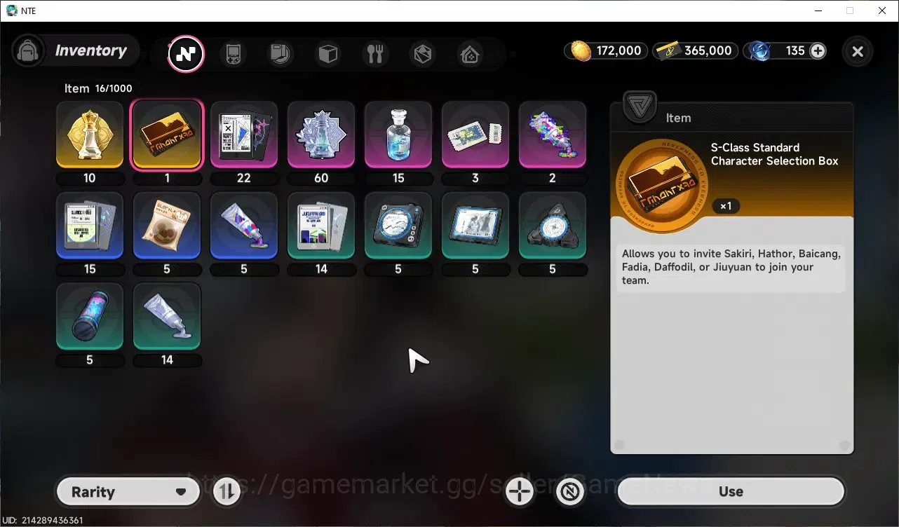Neverness to Everness Accounts EUROPE|HL 3|3 S Class 1 Limited (Hotori),2 Standard(Baicang,Fadia)|2 Selector|Overcast 11