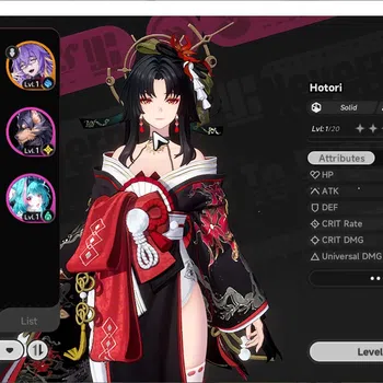 Neverness to Everness Accounts EUROPE|HL 3|3 S Class 1 Limited (Hotori),2 Standard(Baicang,Fadia)|2 Selector|Overcast