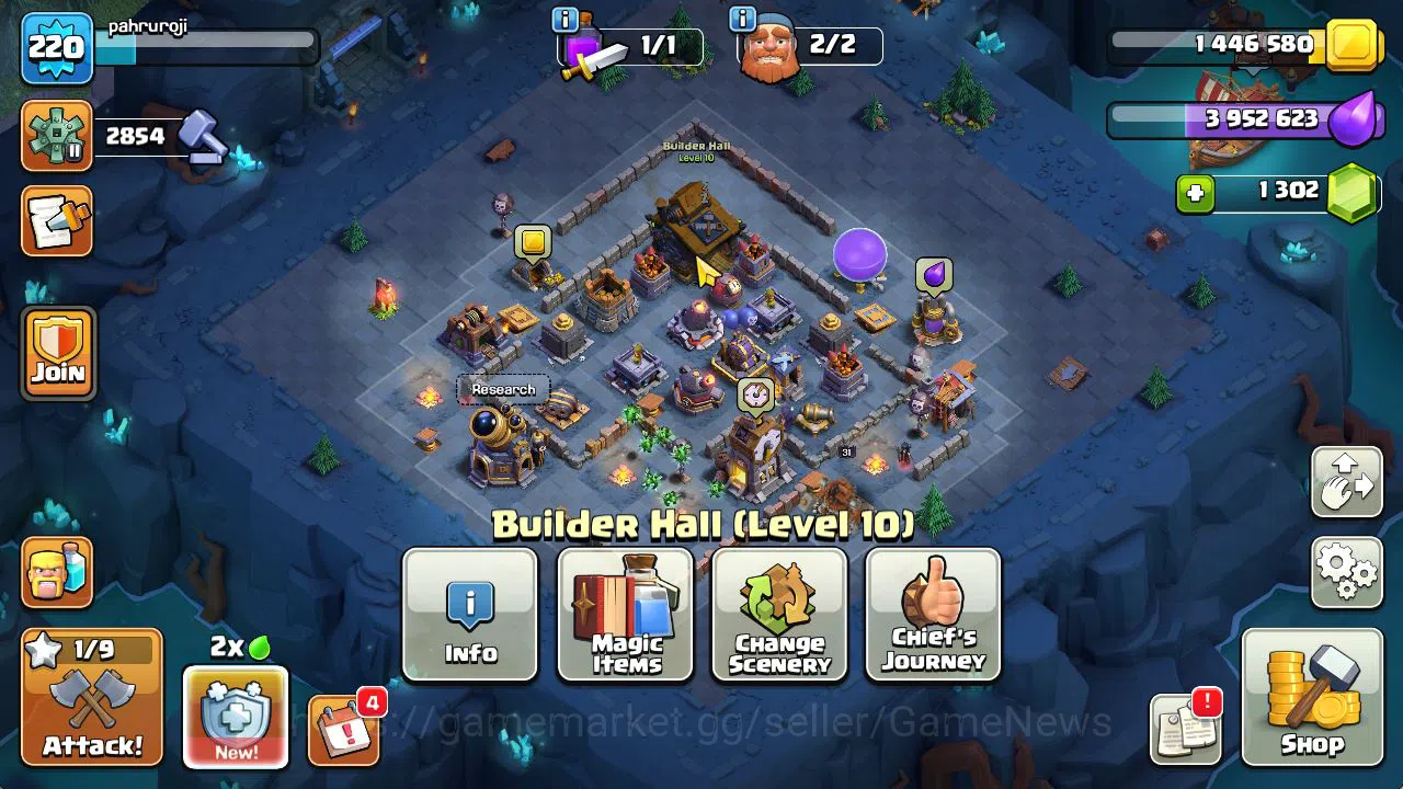 Clash of Clans Accounts TH 15-BH 10|Limited Skin|LV 220|HH 9|BK 81,AQ 85,G image 11