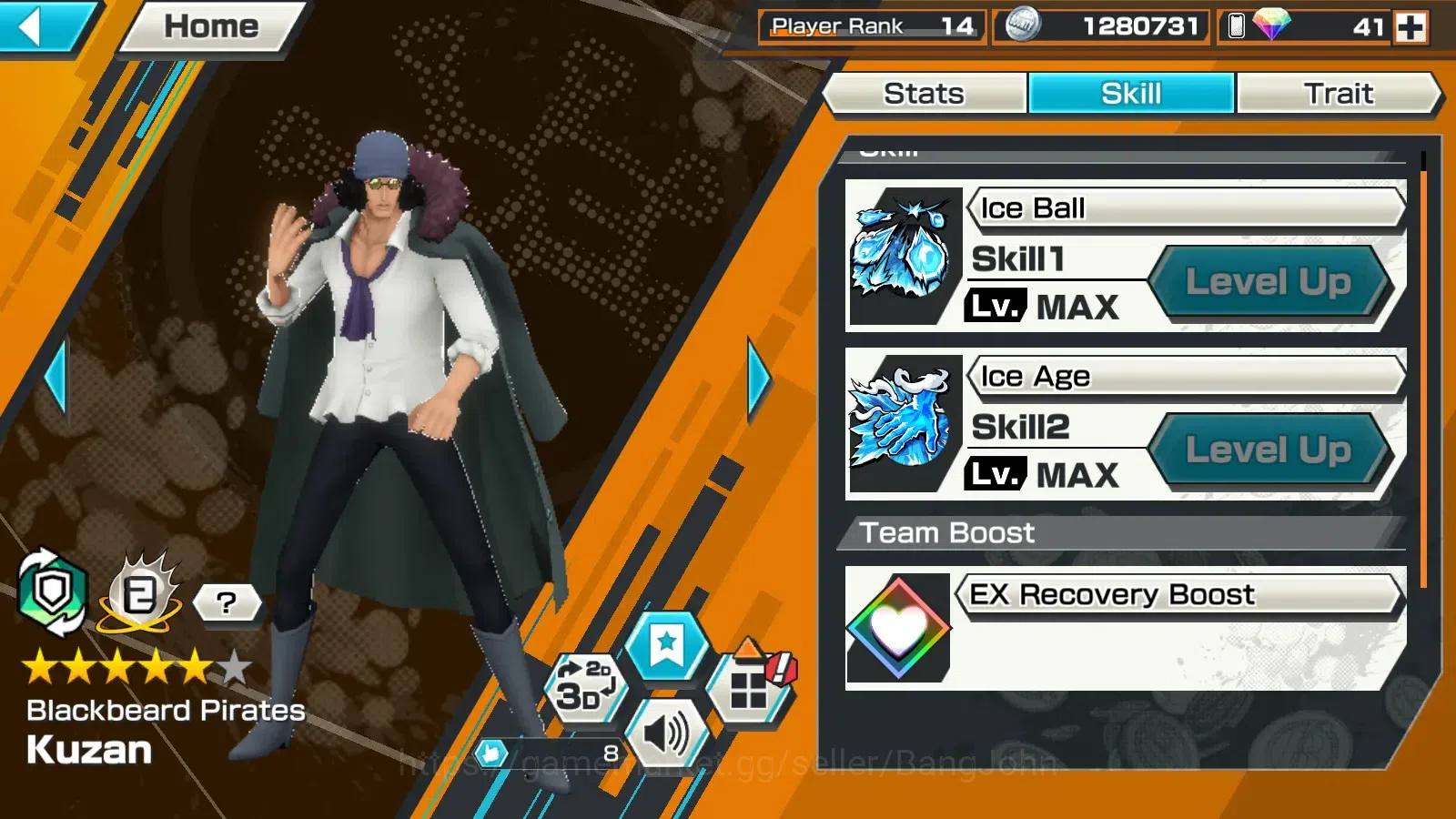 One Piece Bounty Rush Accounts Global | 4 EX | PR 14 | BOM Kaido,5E Nusjuro,BP Ku image 7