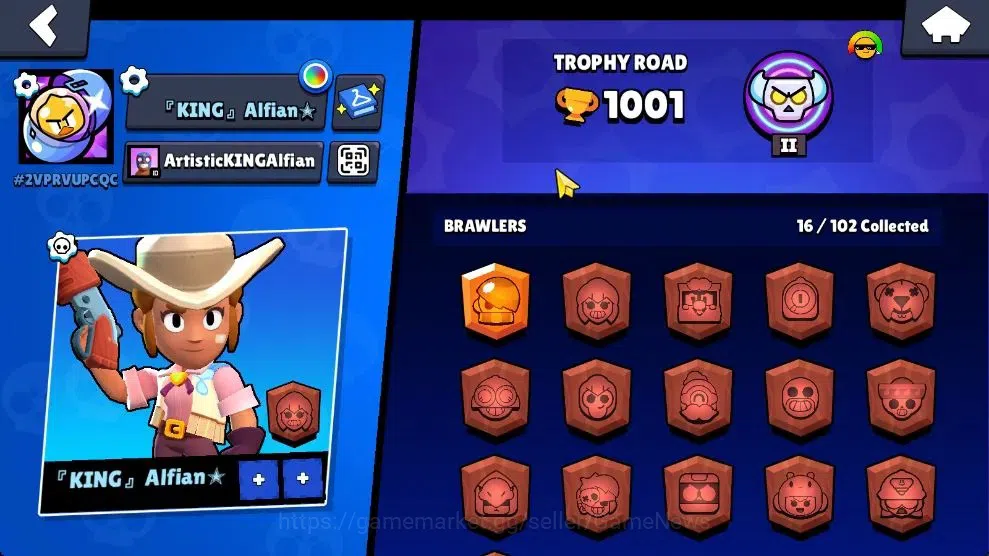 Brawl Stars Accounts 1001 Trophy|16 Brawlers 2 Max Lv [Barley,Shelly]|1 image 11