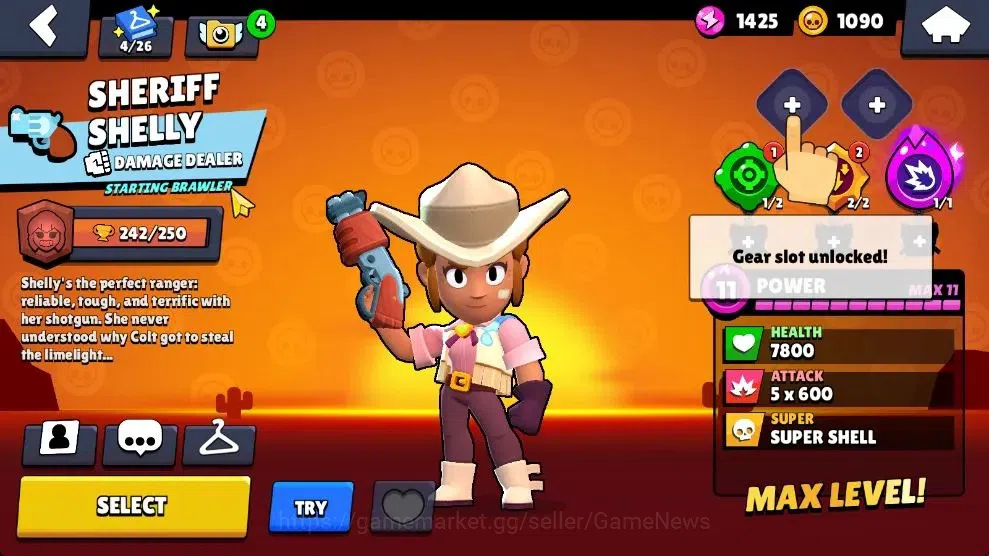 Brawl Stars Accounts 1001 Trophy|16 Brawlers 2 Max Lv [Barley,Shelly]|1 image 14