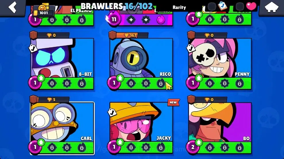 Brawl Stars Accounts 1001 Trophy|16 Brawlers 2 Max Lv [Barley,Shelly]|1 image 6
