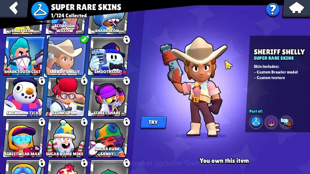 Brawl Stars Accounts 1001 Trophy|16 Brawlers 2 Max Lv [Barley,Shelly]|1 image 9