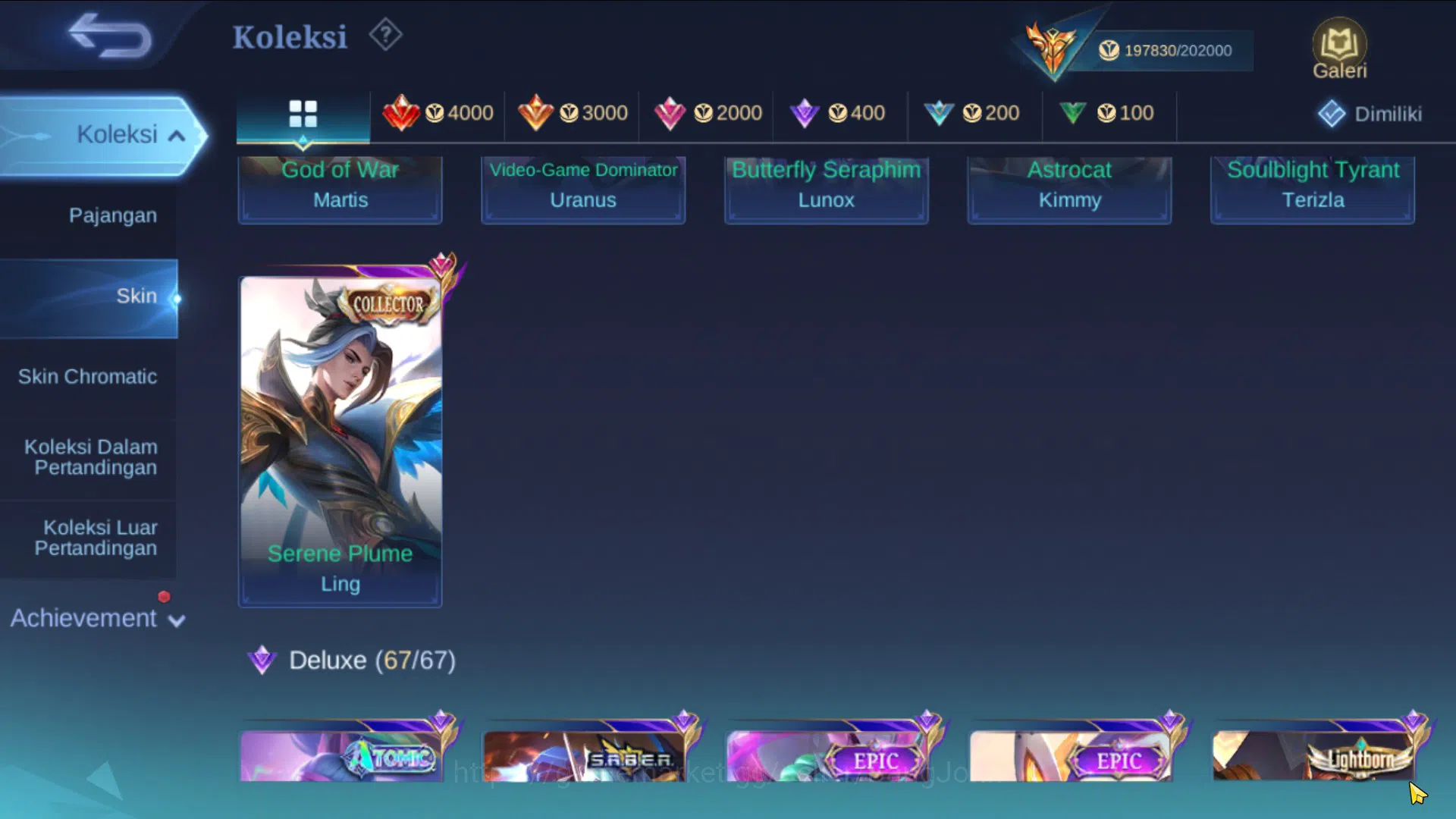 Mobile Legends: Bang Bang Accounts Hero 131|Skin 500|Legend Franco Valir|CC Ling|KOF image 15