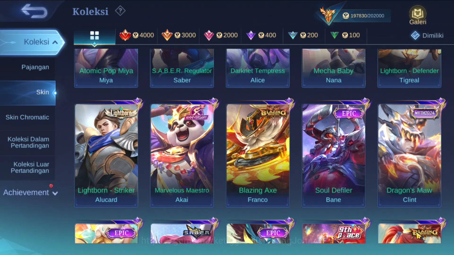 Mobile Legends: Bang Bang Accounts Hero 131|Skin 500|Legend Franco Valir|CC Ling|KOF image 17