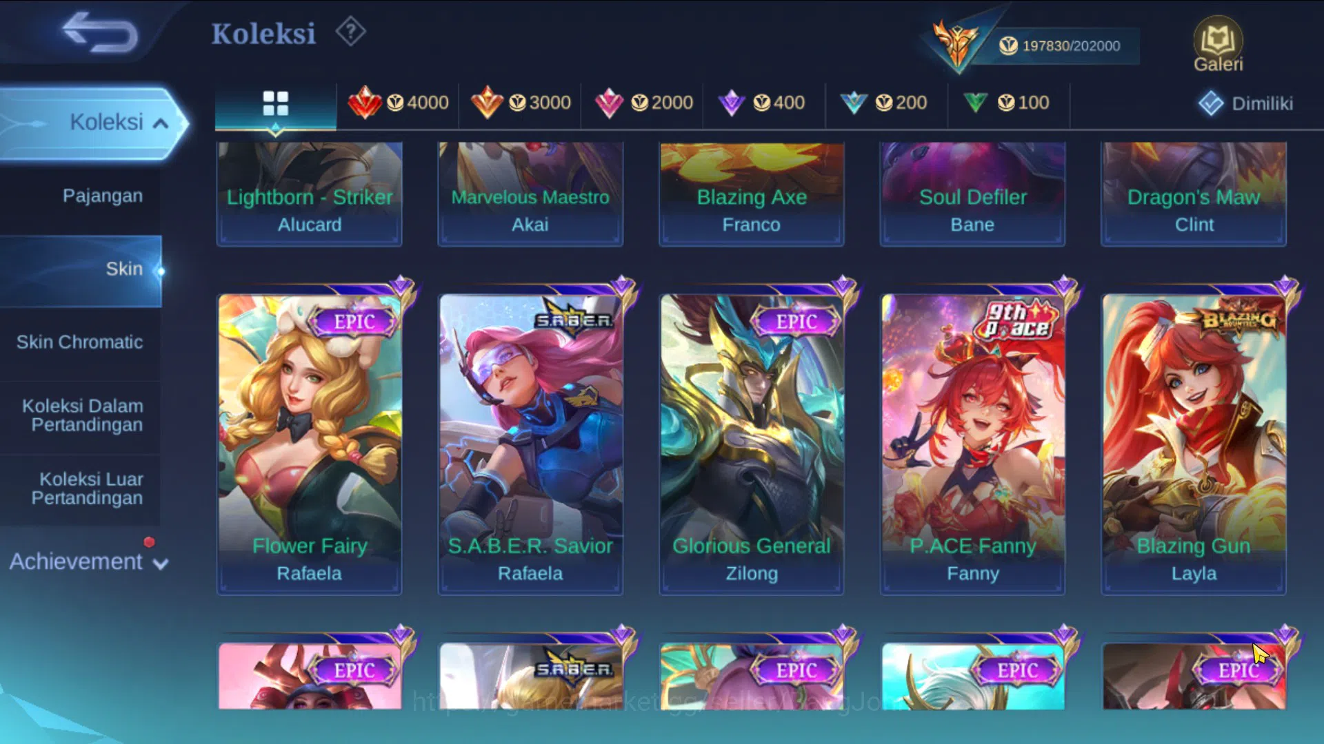 Mobile Legends: Bang Bang Accounts Hero 131|Skin 500|Legend Franco Valir|CC Ling|KOF image 18